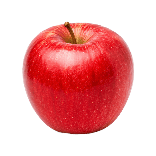 An apple word card used to review English vocabulary with spaced repetition