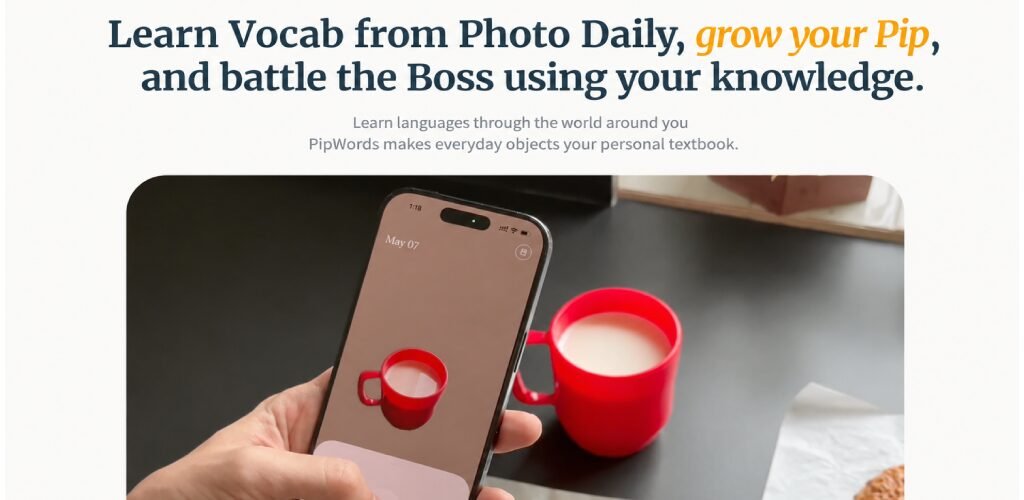 Learning vocabulary from photos daily with a phone camera as an alternative to CapWords